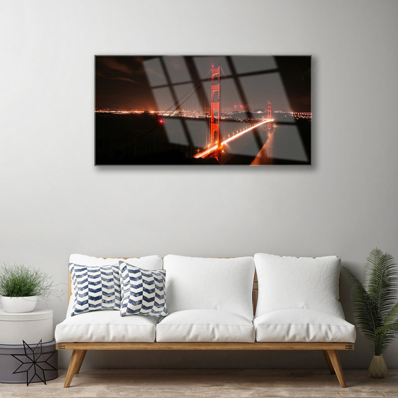 Bridge Architecture - Unframed Photograph on Glass