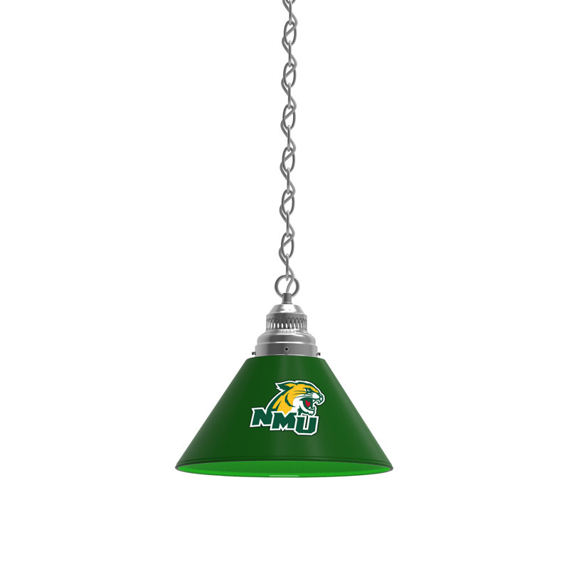 1 - Light Single Pendant, Chrome, Northern Michigan University
