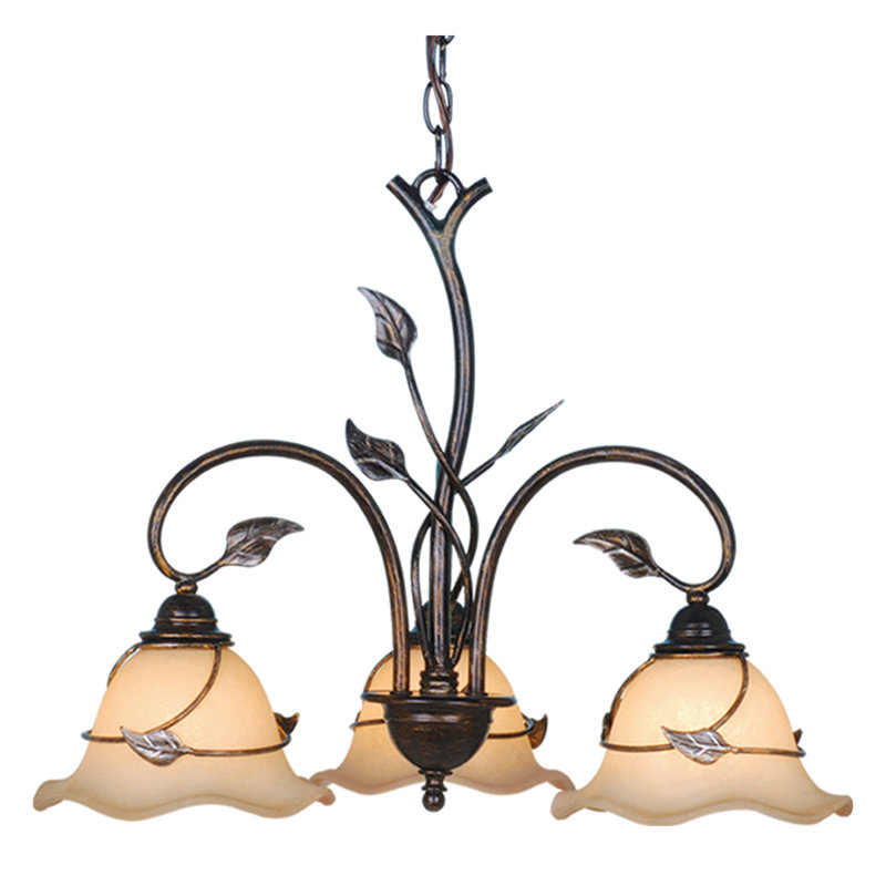 Mia Light Shaded Classic / Traditional Chandelier, 17.5" H x 22" W x 22" D