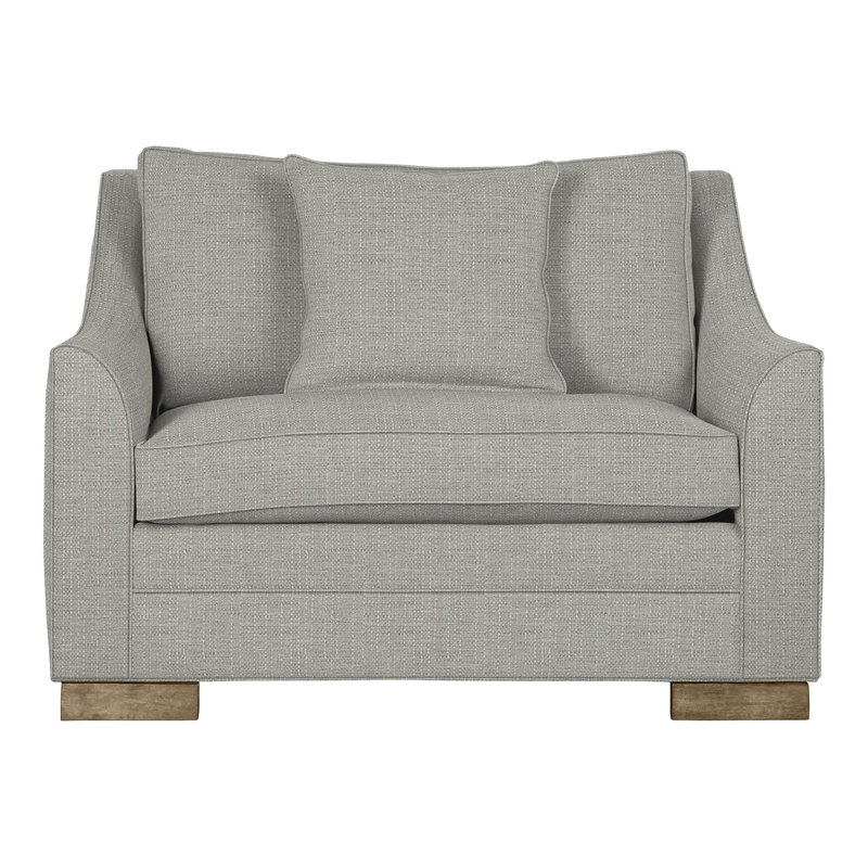Chaise et demi 50,5 po Nicholas, Perigold Willa céleri, Hampton