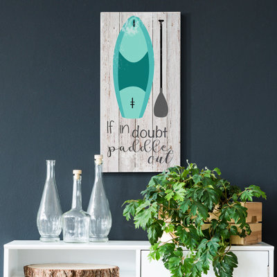 Paddle Board - impression sur toile tendue