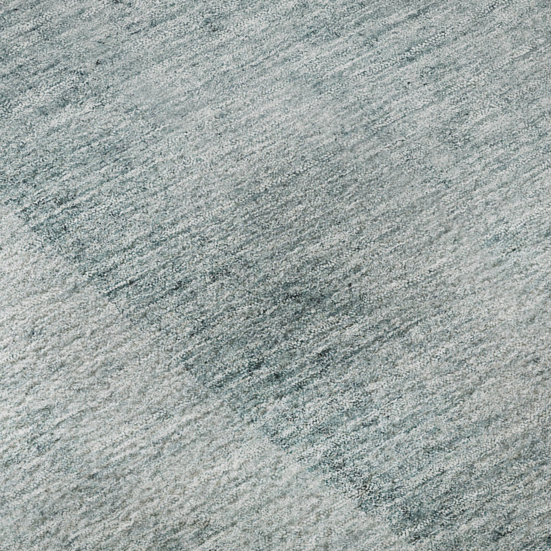 Premium Machine Washable Prisco Teal Rug, Rectangle 1'8" x 2'6"