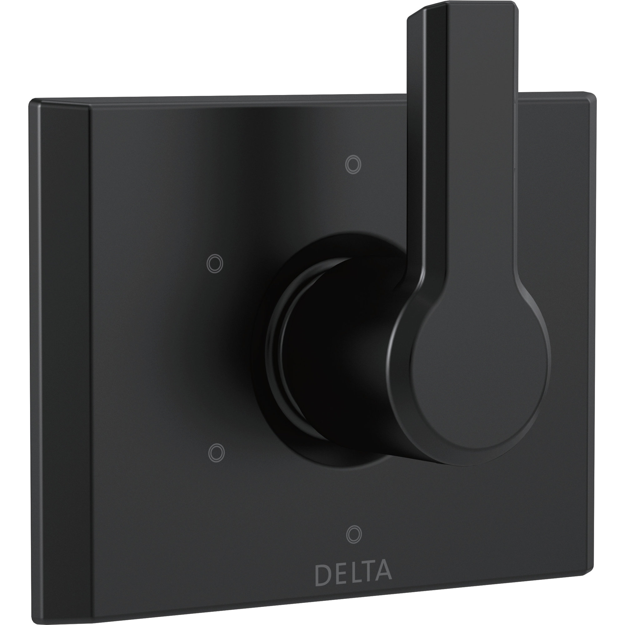 Pivotal 6-Setting 3-Port Diverter Trim, Matte Black