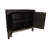 Tobin 2-door Sideboard In Modern Distressed Black Finish On Solid Wood