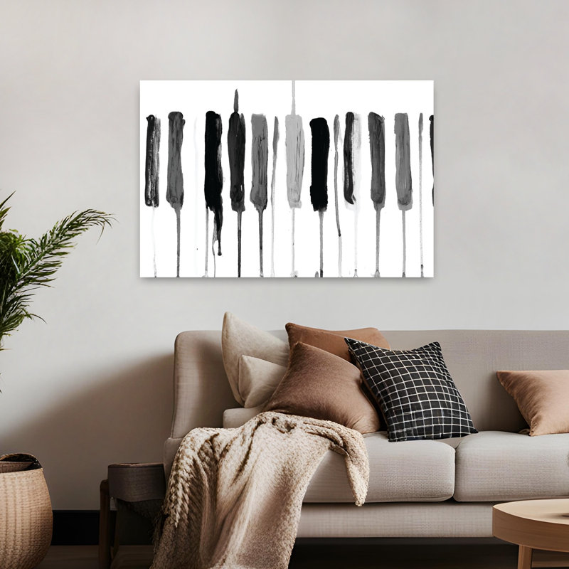 Wolfgang Splat, art contemporain abstrait, 32" H x 48" W