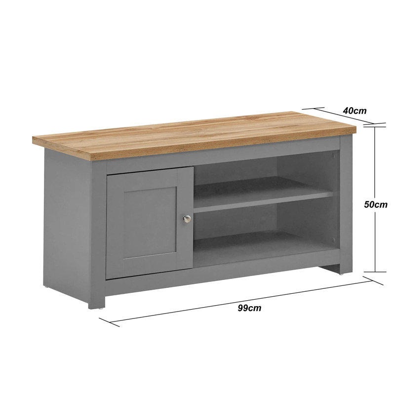 Burhill Unfinished TV Stand for TVs up to 40"