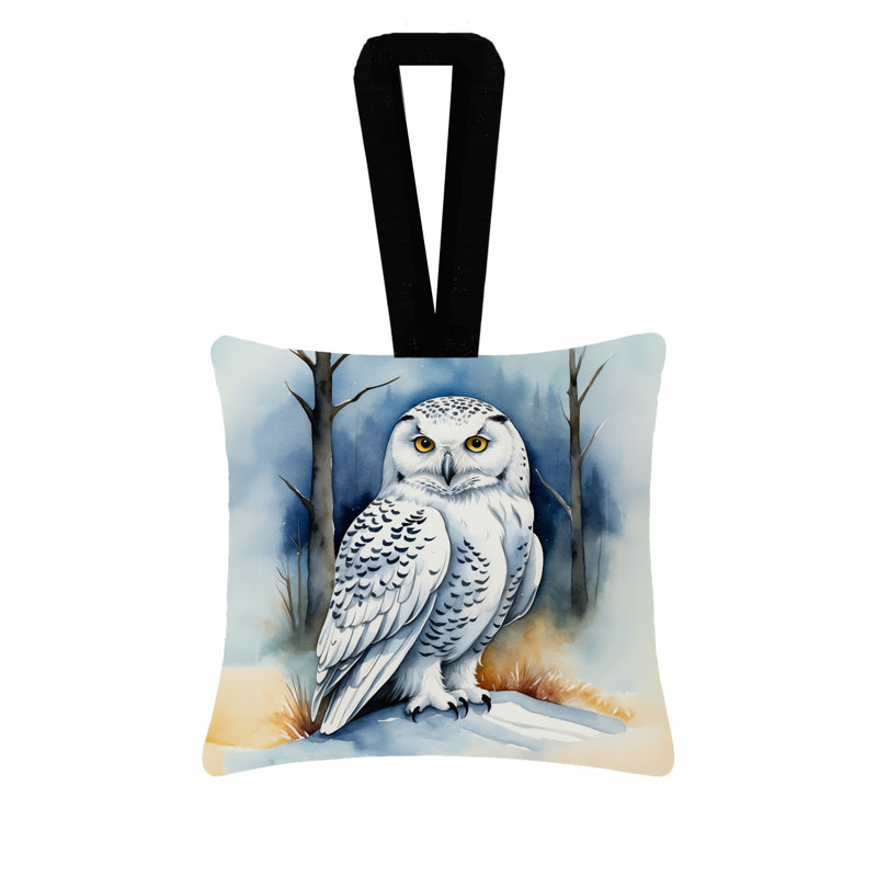 Ornement suspendu en tissu Snowy Owl, Owl - Snowy Owl 7455