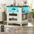 Brisson 23.6"W Farmhouse End Table with Charging Station and Storage-658558876