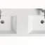 Meuble-lavabo mural de 60 po avec lavabo, meuble-lavabo mural moderne 60 po avec lavabo double en résine-105536739