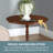 Daneysha Spindle End Table-225332606