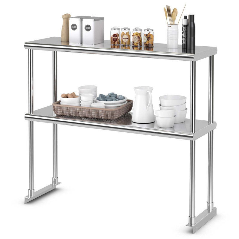 Prep & Savour Stainless Steel 36'' L x 24'' W x 68.5'' H Work Table