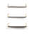 Wall Mounted Bookcase Triple Shelf Rustic - Walnut/Yellow Color Solid Wood Shelves For Books Look-123520122