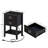 Miramontes Nightstands with Charging Station USB Ports & Power End Table Bedside Tables with 2 Drawers