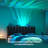 Queen PU Leather Upholstered Headboard with Aurora LED Lights & Storage, Height Adjustable for 8-14 inch Mattress-306248800-306248830