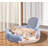 Ekhum Velvet Bolster Pet Bed