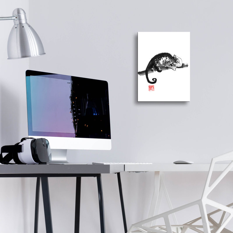 «Chameleon» par Pechane, H 16 po x l 12 po x P 0,13 po