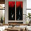 «Vintage Landscape Wall Art», ensemble de 2 toiles encadrées 20 x 60 pouces