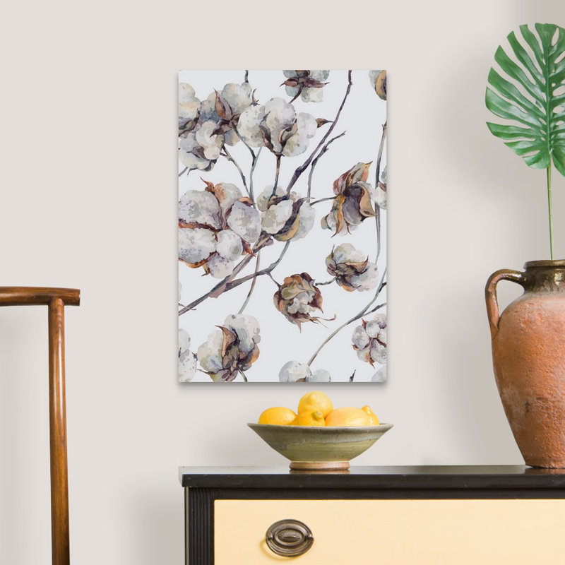 Reproduction d’art sur toile, "Cotton II" par Incadd, H 24 po x l 16 po x P 1,25 po, Toile tendue