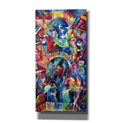 'Carnaval 1' by Oxana Zaika Canvas Wall Art
