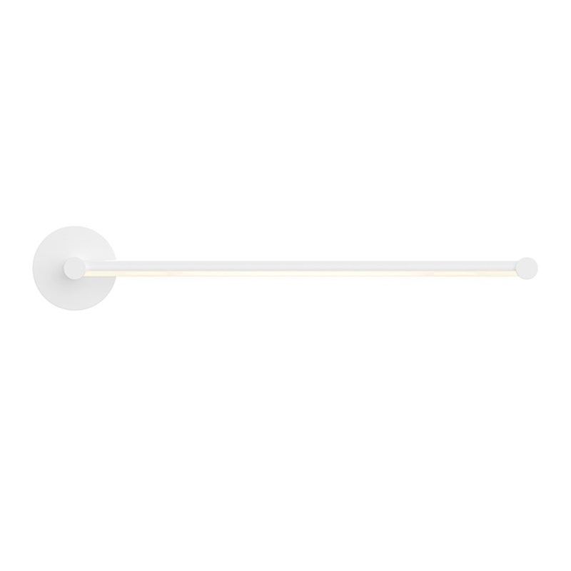 Purolinear 360™ 2 - Light LED Vanity Light, Satin White, 1.25" H x 24.75" W x 2.75" D