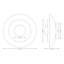 Steel Flush Mounted Sconce-21070578