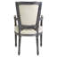 French Fabric Arm Chair in Ivory