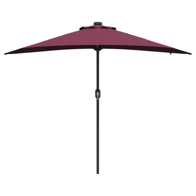 Garden Parasol Polyester and Steel Outdoor Umbrella Patio Sunshade