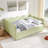 Linen Fabric Daybed with Two Drawers and USB Port-433412679-433412675
