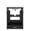 Meuble-lavabo de 24 pouces avec lavabo simple, 2 portes à fermeture douce, 1 tiroir divisé, 2 tablettes de rangement-5268237