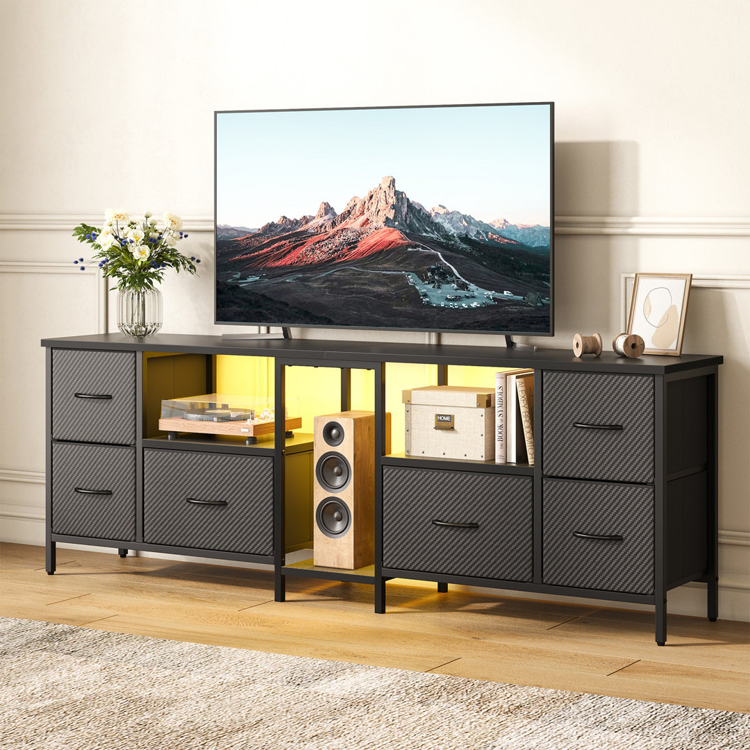 160cm Multifunctional Tv Cabinet With Multiple Drawers