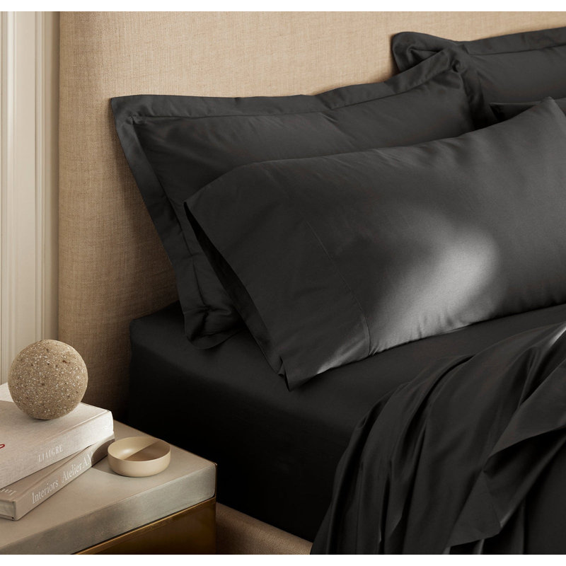 Signature Washed Pillowcase Set, Night, King Pillowcase