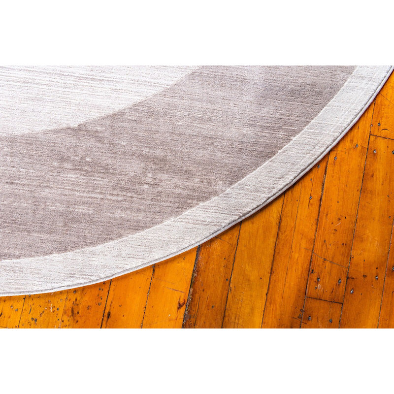 Heights Abstract Indoor Rug, Round 8'