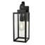 Schock Matte Black Outdoor Wall Lantern-1225845897