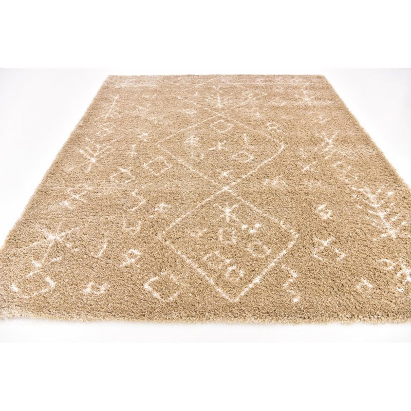 Southwestern Shag Area Rug, Rectangle 244 x 305cm