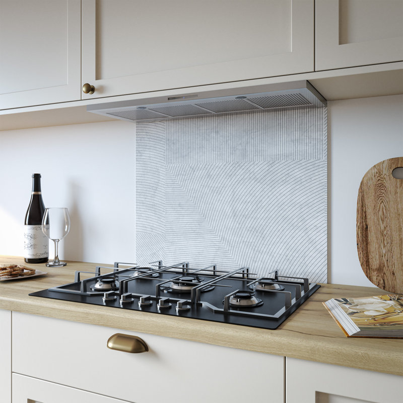 Marble Arc Aluminium Kitchen Splashback, 80 cm x 60 cm