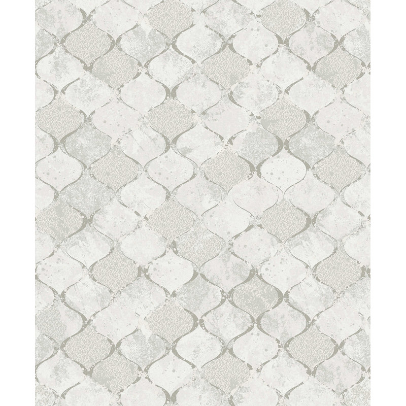 Rouleau de papier peint L 33 pi x l 21 po, Argent