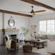 60'' 3 Blade Ceiling Fan with LED Light Kit