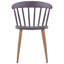 Mclean 44cm H Side Chair in Grey