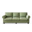 Causeuse-coussin en chenille verte standard