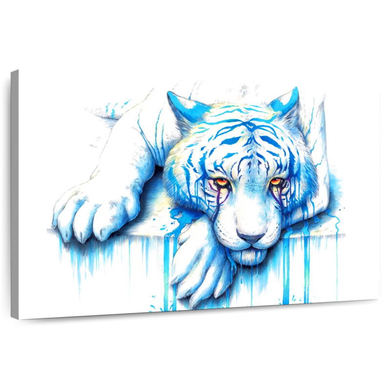 Blue Tears, 30" H x 45" W