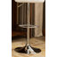 Tabourets de bar contemporain à hauteur réglable touffetés, ensemble de 2-233148907