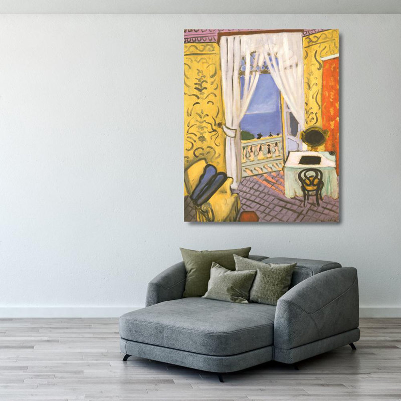 Intérieur avec étui pour violon, H 35 po x l 28 po