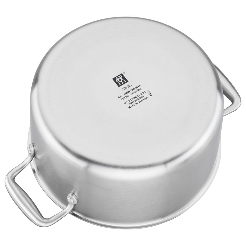 Zwilling Spirit 3-ply Stainless Steel Stock Pot, 6 qt