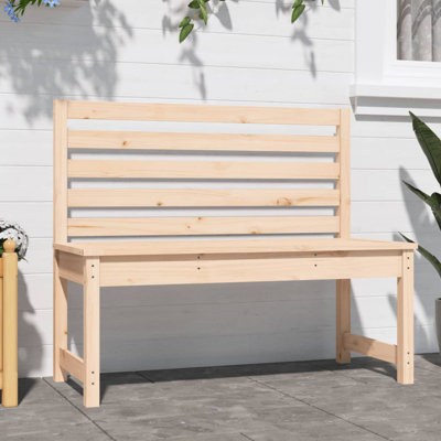 Thurner Solid Wood Outdoor Bench