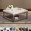 Repose-pieds de cocktail carré capitonné de 30 po de largeur Hammonton-943651826