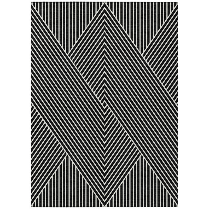 Pentagia Area Rug, Rectangle 5' x 7'6"