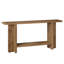 Table de canapé à double couche avec rangement, table de couloir, console