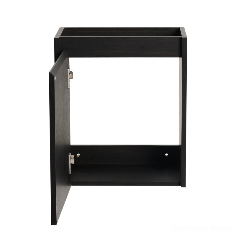 Rangement pour salle de bain Mallon, Noir