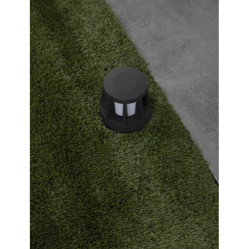 Black Integrated LED Metal Bollard Light