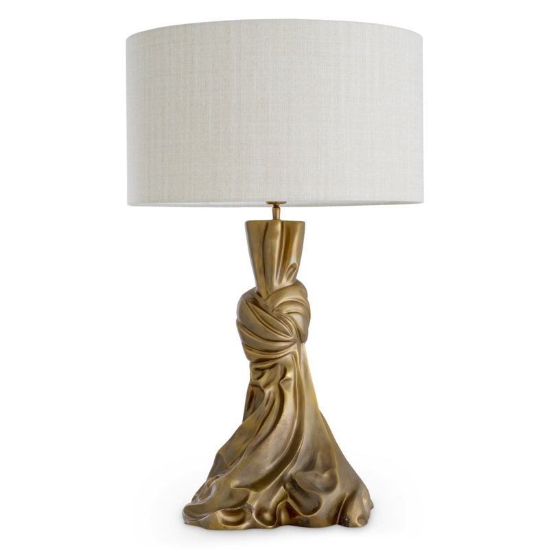 Banyan Table Lamp, Vintage Brass